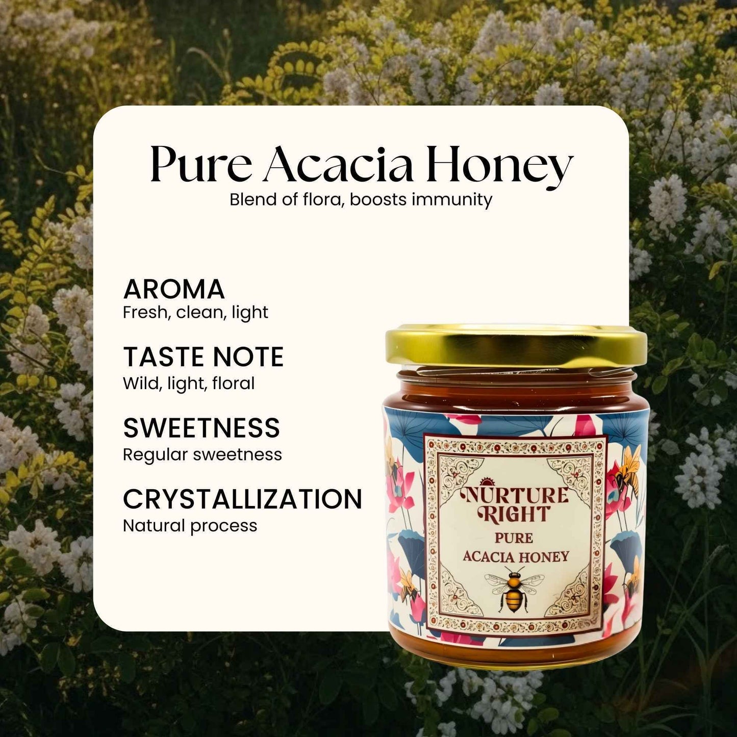 Nurture Right Pure Acacia Honey (Copy)