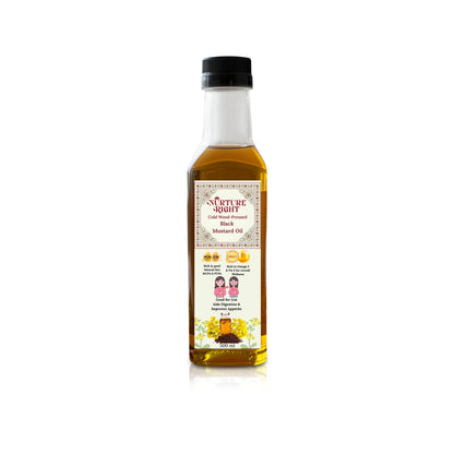 Nurture Right Cold Wood Pressed Black Mustard Oil
