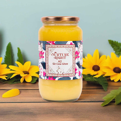 Nurture Right A2 Gir Cow Ghee - Pure and Natural Ghee for Health Benefits