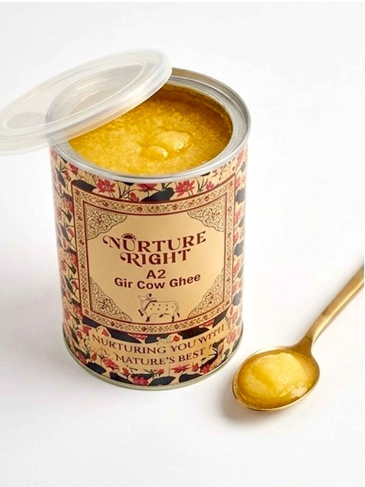 Nurture Right A2 Gir cow ghee -Tin packing