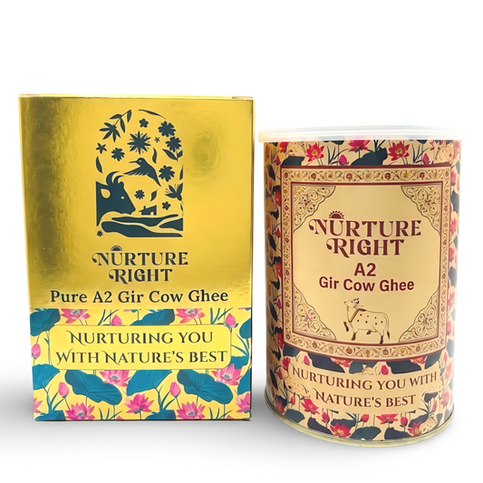 Nurture Right A2 Gir cow ghee -Tin packing